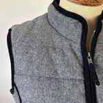Boden USA Boden womens vest size 8 grey wool zippered padded pockets Photo 1