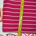 Faded Glory  womens size medium (8-10) sleeveless maxi pink white striped V-neck Photo 6