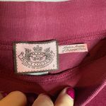Juicy Couture Y2K  burgundy velour track pants Photo 2