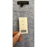 Banana Republic Sweater Womens Medium Blue Aire Cuff Crew Neck Pullover NWT Photo 3