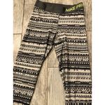 Nike  Pro Small Leggings Gray Yoga Pants Compression Geometric Stretch‎ Athletic Photo 5