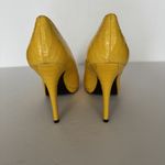 Ralph Lauren Lauren Heels Womens Kailee Platform Pumps Yellow Snake Print 8.5 B Photo 5