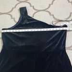 Banana Republic  one shoulder Maxi velvet black jumpsuit- size XL Photo 9