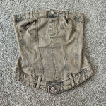 ZARA  denim tube top  Photo 0