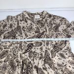 Knox Rose  Sheer Floral Button Down Shirt Size Small Photo 5