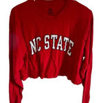 American Threads North Carolina State University cropped long sleeve top Photo 0