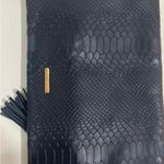 Gi Gi New York Navy leather python embossed clutch Rachel Zoe Box of Style Photo 3