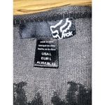 Fox Racing Pullover Womans L large Black Sheer‎ Long Sleeve Tight V Neck Photo 3
