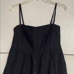 Quince  WOMENS COTTON POPLIN MIDI DRESS BLACK XS NEW WITH TAGS Photo 2