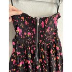 Moda International Pink Black Strapless Mini Dress Date Night Party Valentines Size 8 Photo 3