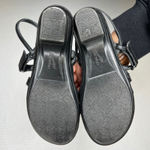 Dansko Leather Ankle Strap Sandals Womens Size 39 Black Comfortable Shoes Photo 3