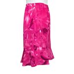 American Vintage Vintage Y2K Pink Floral Flared Midi Skirt. L/XL. Fairycore Tropical Girlhoodcore Photo 4