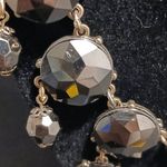 Erica Lyons black mirror bib necklace Silver Photo 4