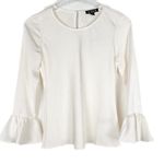 J.Crew NWT Winter Garden Top Bell Sleeve Size XXSP XXS Petite NEW Photo 0