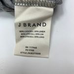J Brand Women XS Gray Knit Tunic Top Short Sleeve Made in USA Photo 3