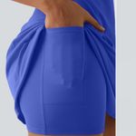 Halara  SoftlyZero™ Airy Cut Out 2-in-1 Pocket Cool Touch Mini Activity Dress-4X Photo 3