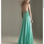 Night Moves  Beaded Crystal Pleated Chiffon Evening Dress - Prom Photo 1
