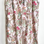 Nick & Nora  Pajama Pants Short Sock Monkey Lounge Wear PJ‎ Bottoms Small Photo 0