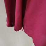 Belle Sky Belle & Sky burgundy cold shoulder blouse size lar Photo 2