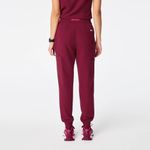 FIGS Uman Relaxed Jogger Scrub Pants in Deep Cranberry, Size Large Photo 7