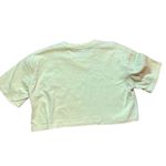 ZARA Women’s Yellow Pullover Top Crewneck Casual Cropped tee Sz M Photo 1