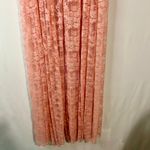 Women’s Maternity Off Shoulder Long Sleeve Maxi Dress Coral Pink EUC Photoshoot Size undefined Photo 2