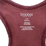 NWOT Baobei Active Women's Ribbed Burgundy Crop Top L/XL Red Size undefined Photo 3