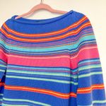 Ralph Lauren Y2K Lauren  Sweater Multicolor Striped 100% Cotton Photo 1