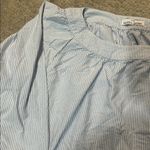 “The Sleep Shirt” striped 100 percent cotton EUC Size M Photo 2