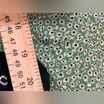 H&M  TREND Green Floral Ditsy Puff Balloon Sleeved Midi Dress size small NWT Photo 13