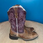 Ariat  Quickdraw Badlands Western Boots Square Toe Pink Purple Women’s Size 6.5 Photo 1