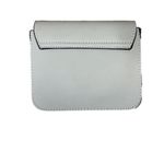 OKPTA Leather Silver Flower Accents Shoulder Strap Purse Modern Boho Feminine Blue Photo 3