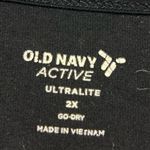 Old Navy Active Tank, Black, Ultralite, Sleeveless, Graphic Print, Festival Gym Photo 5