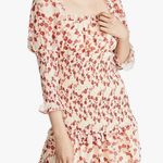 Keepsake Charming Mini Dress , Charmed Puff Sleeve’s Size S Red Photo 5