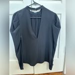 Top Shop Long Sleeve Chiffon Blouse. Size 4. Photo 1
