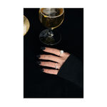 Boutique NEW Women's‎ Split Bar White Gold Plated S925 Band Ring Silver Adjustable Photo 9