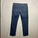 Kut From The Kloth  Catherine Boyfriend Ankle Jeans Size 8 Raw Hem Medium Wash Photo 8