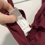 Monday Swimwear Clovelly Bikini Top in Burgundy Red Size XL Photo 6