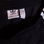 Adidas Women's Mid Rise Pull On Ankle Crop Three Stripe Athletic Track Pants S Photo 1