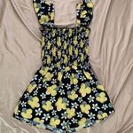 Floral Shrilled Cami Romper Photo 0