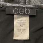 Y2K Women's Metallic Silver Cold Shoulder Blouse Top Ruched Stretch Size M Party Size M Photo 9