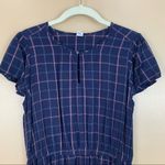 Old Navy Plaid Short Sleeve Midi Dress Small Photo 1