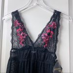Seductivewear by Cinema Etoile Black Lace Teddy Lingerie Floral Embroidery NWT S Photo 2