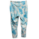 Fabletics PowerHold Leggings Size S Blue White Tie Dye Photo 2