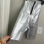 Secndnture NWT  Silver Waist Trainer Biker Shorts - Small Photo 4