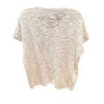 Chico's Chico’s size L loose fit loose weave cotton metallic sweater. Photo 1