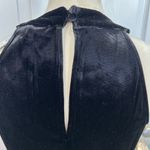 Catherine Malandrino  Black Velvet Keyhole Luxe Top Size S Sleeveless Photo 13