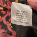 Modcloth  Baroque Floral Satin Pencil Skirt M Knee Slit Romantic Dark Academia Photo 7