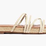 Madewell The Kathryn Espadrilles Sandal Slide In Alabaster Photo 1