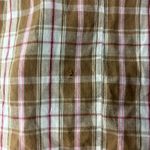 Aeropostale Y2k Pink/Brown Flannel Photo 2